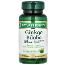 Гінкго Білоба Nature's Bounty Ginkgo Biloba 120 mg 100 Caps