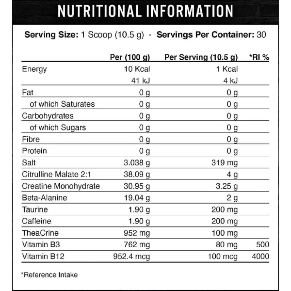 Комплекс до тренування Applied Nutrition ABE 10,5 g Energy