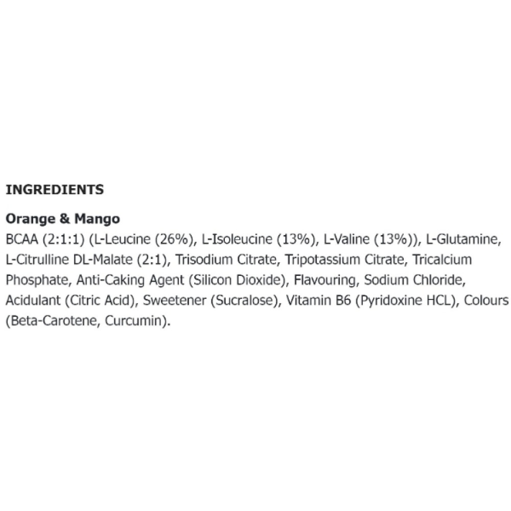 Амінокислота BCAA для спорту Applied Nutrition Bcaa Amino Hydrate 450 g /32 servings/ Orange Mango
