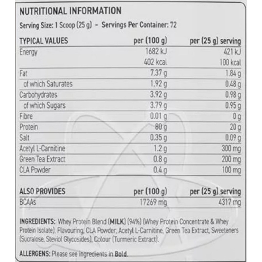 Протеїн Applied Nutrition Diet Whey 1800 g /72 servings/ Banana