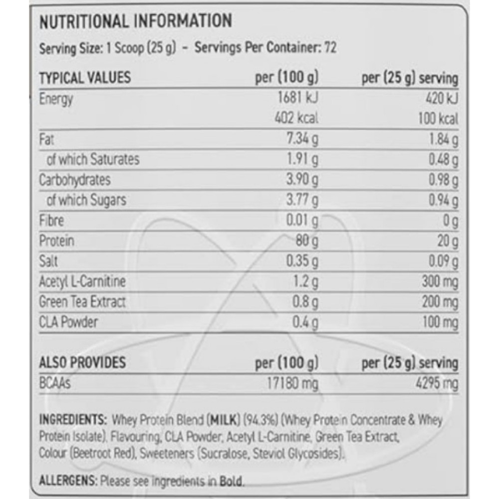 Протеїн Applied Nutrition Diet Whey 1800 g /72 servings/ Strawberry