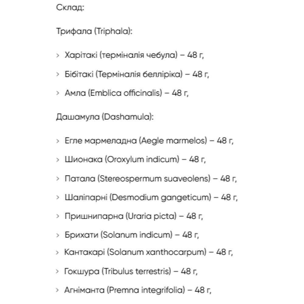 Комплекс для профілактики діабету Vyas Shiva Gutika 50 Tabs