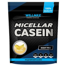 Протеїн Willmax Micellar Casein 900 g /30 servings/ Banana