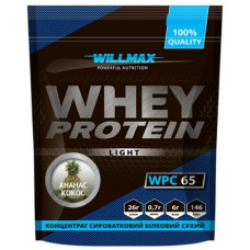 Протеїн Willmax Whey Protein 65 1000 g /25 servings/ Pineapple Coconut