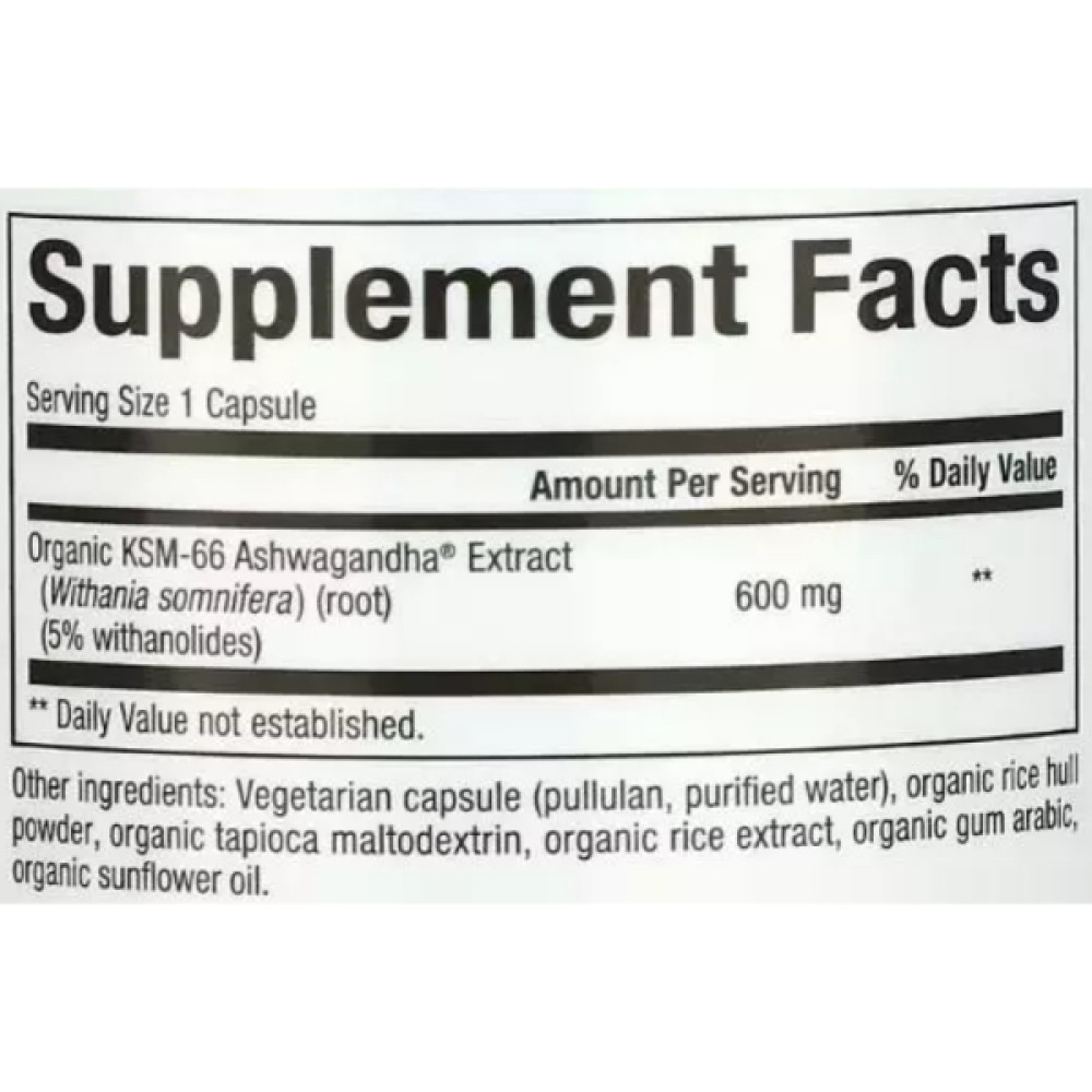 Ашваганда Natural Factors Stress-Relax Ashwagandha 600 mg 30 Veg Caps