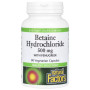 Бетаїну гідрохлорид Natural Factors Betaine Hydrochloride with Fenugreek 500 mg 90 Veg Caps