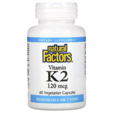 Вітамін K Natural Factors Vitamin K2 120 mg 60 Veg Caps