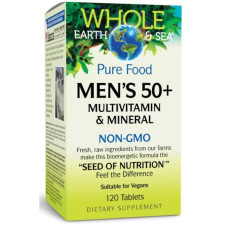 Вітамінно-мінеральний комплекс для чоловіків Natural Factors Whole Earth & Sea Men's 50+ 120 Tabs