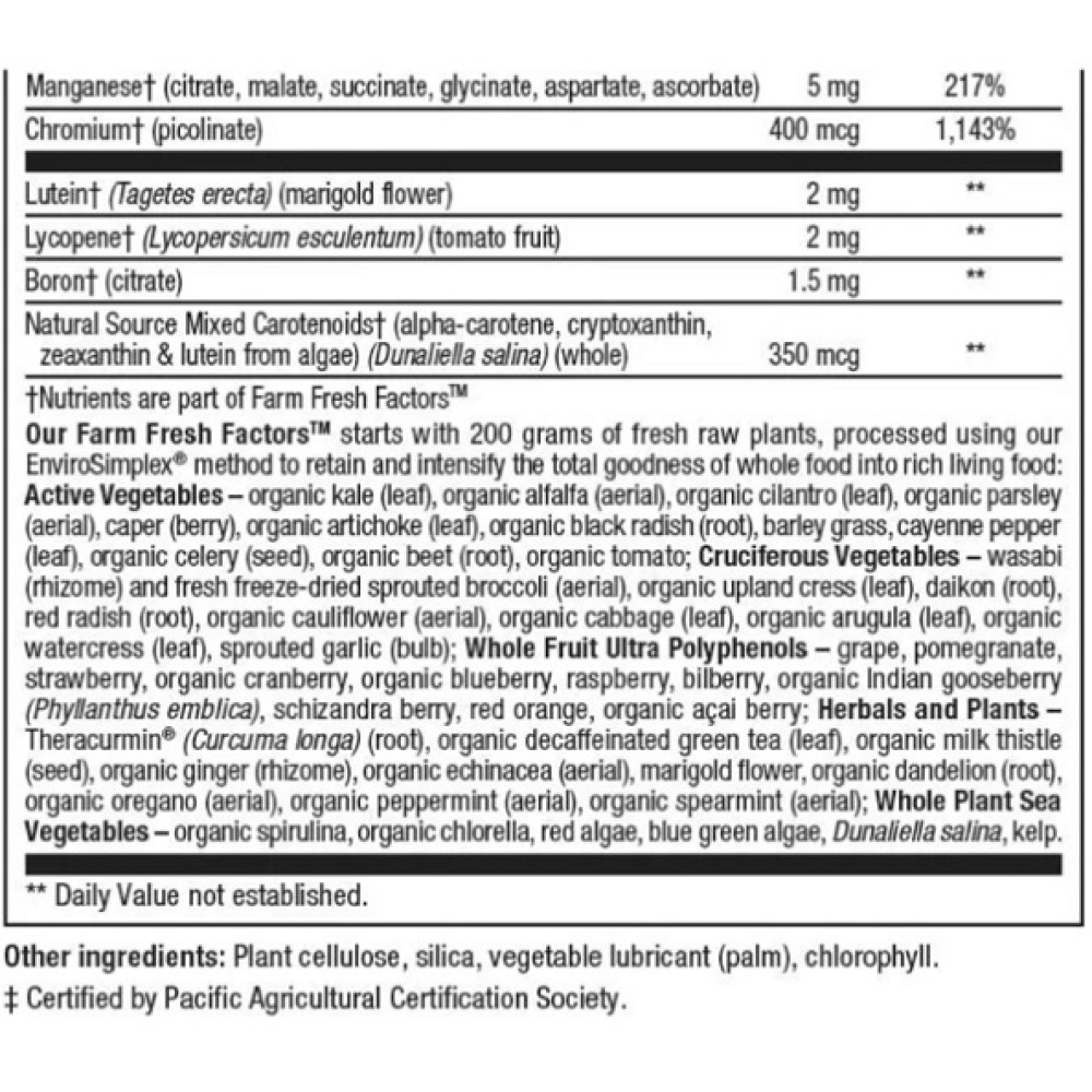 Вітамінно-мінеральний комплекс для чоловіків Natural Factors Whole Earth & Sea Men's Multivitamin & Mineral 60 Tabs