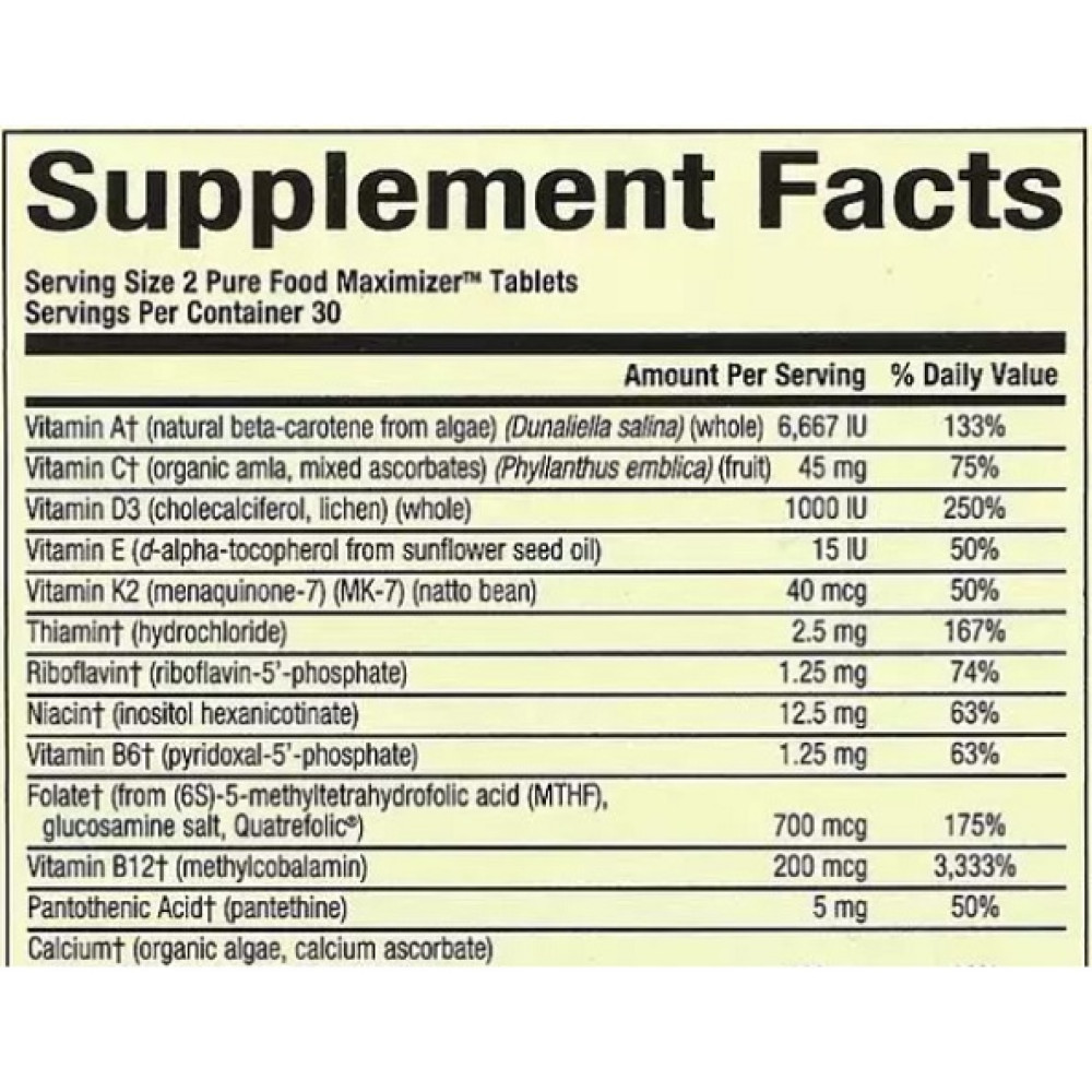 Вітаміни для вагітних Natural Factors Whole Earth & Sea Women's Prenatal Multivitamin & Mineral 60 Tabs