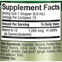 Вітамін Б12 Nature's Answer Liquid Vitamin B12 1000 mcg 60 ml /75 servings/