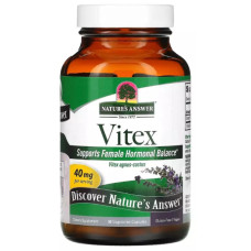 Вітекс Nature's Answer Vitex, Agnus-Castus Chaste Tree Berry 40 mg 90 Veg Caps