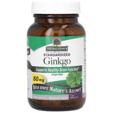 Гінкго Білоба Nature's Answer Standardized Ginkgo 80 mg 60 Veg Caps