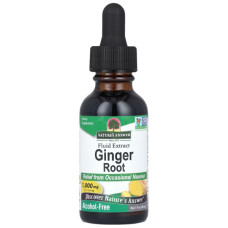 Корінь імбиру Nature's Answer Ginger Root, Fluid Extract, Alcohol-Free 1000 mg 30 ml /30 servings/