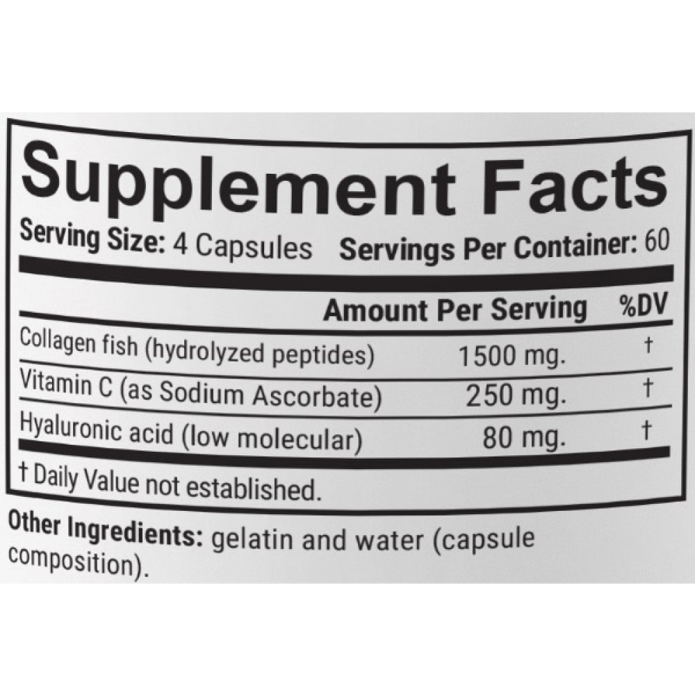 Колаген En`vie Lab Fish Collagen Complex 3 (1&3 TYPE) 1830 mg 240 Caps