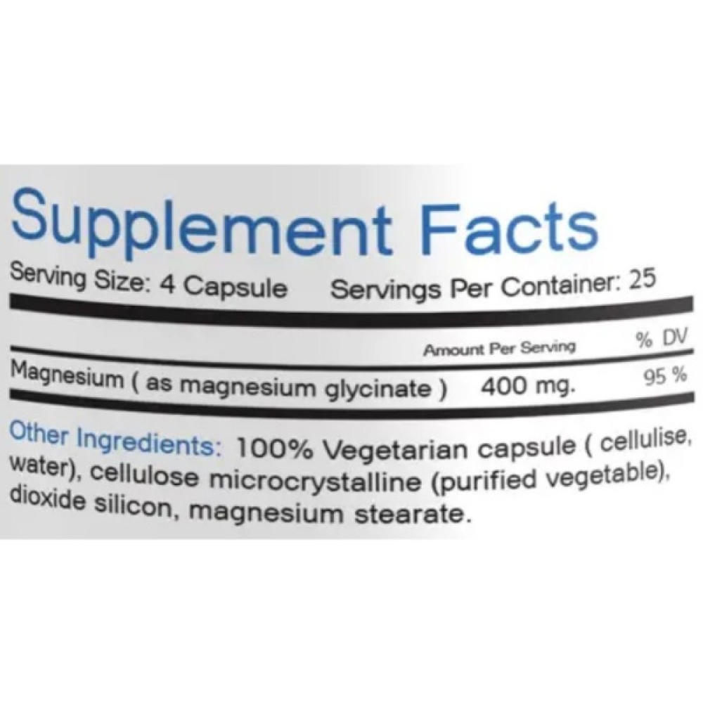 Мікроелемент Магній Bionic Formula Magnezium 400 mg 100 Caps