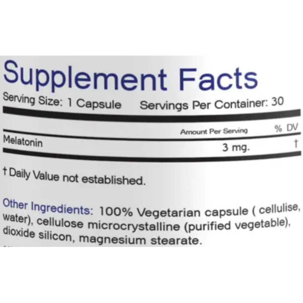 Мелатонін для сну Bionic Formula Melatonin 3 mg 30 Caps