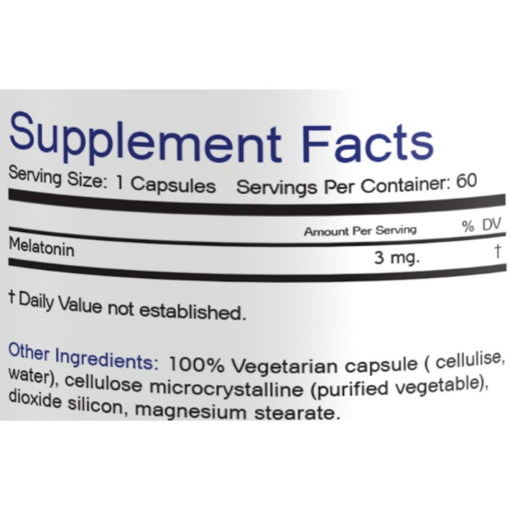 Мелатонін для сну Bionic Formula Melatonin 3 mg 60 Caps
