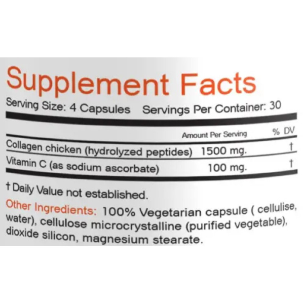 Колаген Bionic Formula Collagen Chicken & Vitamin C 120 Caps