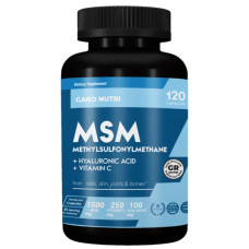 Хондропротектор (для спорту) GARO Nutrition MSM + Vitamin C + Hyaluronic acid 120 Caps