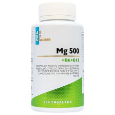 Вітамінно-мінеральний комплекс All be Ukraine Mg+B6+B12 120 Tabs Вітамінно-мінеральний комплекс All be Ukraine Mg+B6+B12 120 Tabs
