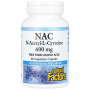 Ацетилцистеїн Natural Factors NAC, N-Acetyl-L-Cysteine 600 mg 60 Veg Caps