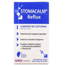 Комплекс для травлення INELDEA SANTE NATURELLE Stomacalm Reflux 20 Chewable Tabs Natural Mint Flavor Natural Mint Flavor