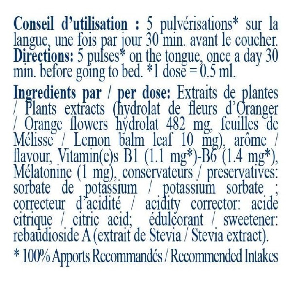 Мелатонін для сну NUTRIEXPERT Melatonin Sparay 1 mg 20 ml /40 servings/