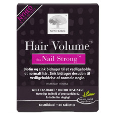Комплекс для шкіри, волосся, нігтів New Nordic Hair Volume plus Nail Strong 60 Tabs
