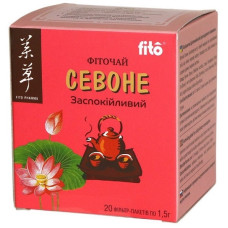 Комплекс для профілактики нервової системи Fito Pharma Севоне, чай, фільтр-пакети 1,5 г 20 пакетів