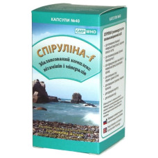 Спіруліна Fito Pharma Спіруліна-F 0,5 г 40 капсул