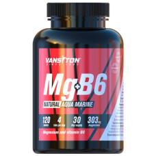 Вітамінно-мінеральний комплекс для спорту Vansiton MG + B6 120 Tabs