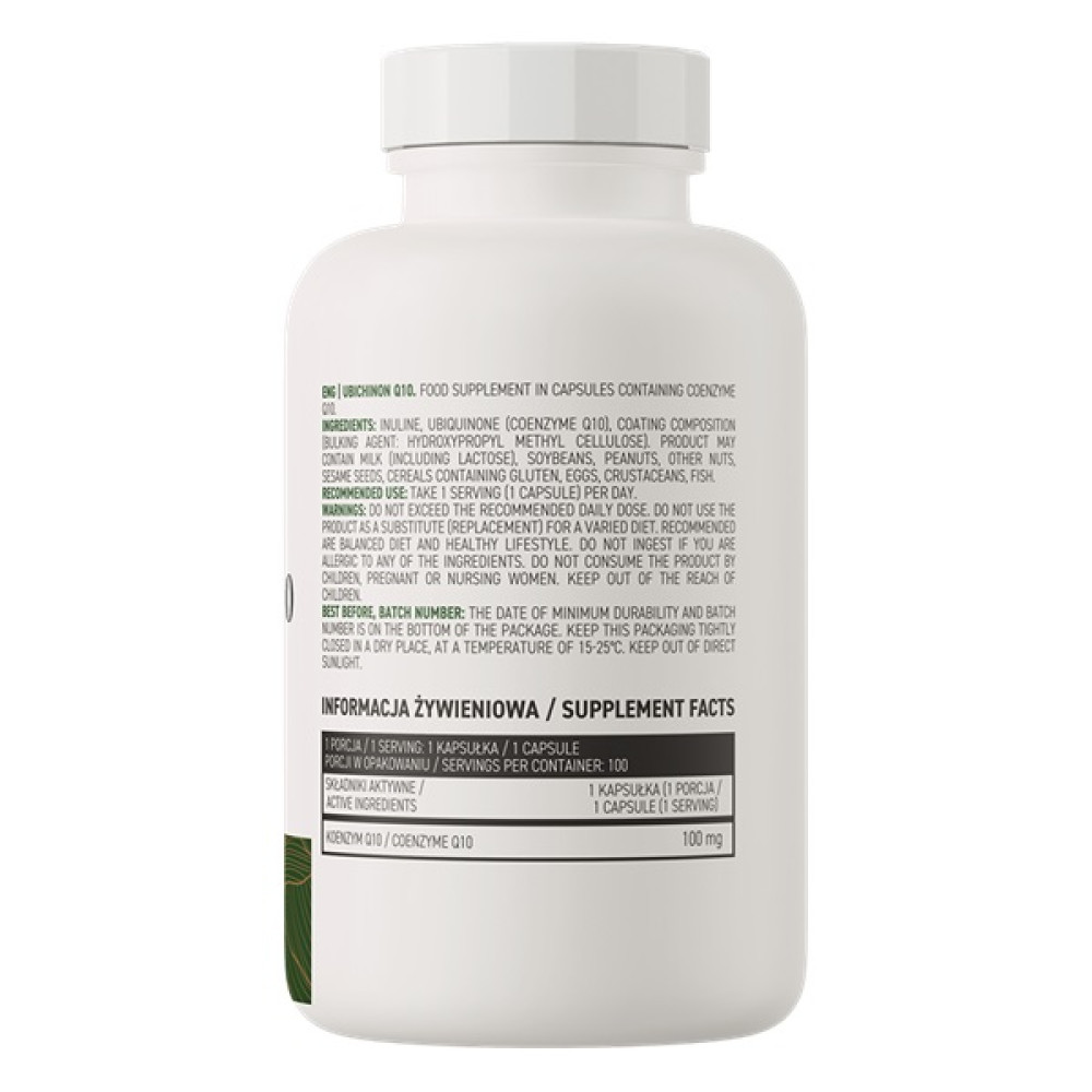 Коензим для спорту OstroVit Vege Ubichinon Q10 100 Caps