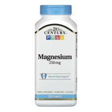 Мікроелемент Магній 21st Century Magnesium 250 mg 250 Tabs