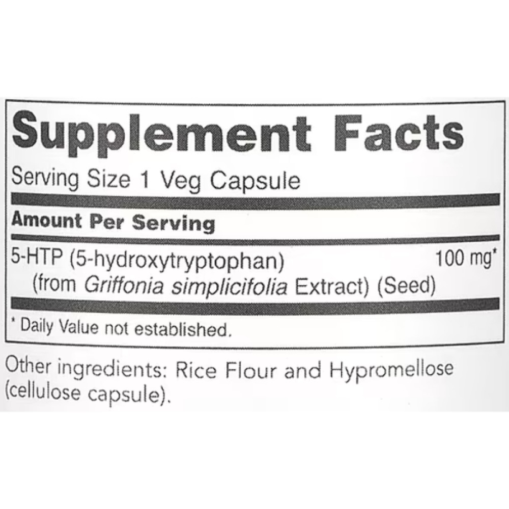 Триптофан Protocol for Life Balance 5-HTP 100 mg 90 Veg Caps