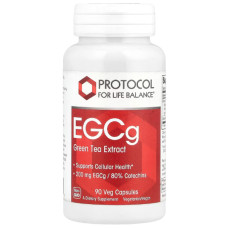 Зелений чай Protocol for Life Balance EGCg Green Tea Extract 200 mg 90 Veg Caps