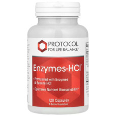 Травні ферменти Protocol for Life Balance Enzymes-HCl 120 Caps