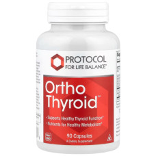 Комплекс для профілактики щитовидної залози Protocol for Life Balance Ortho Thyroid 90 Veg Caps