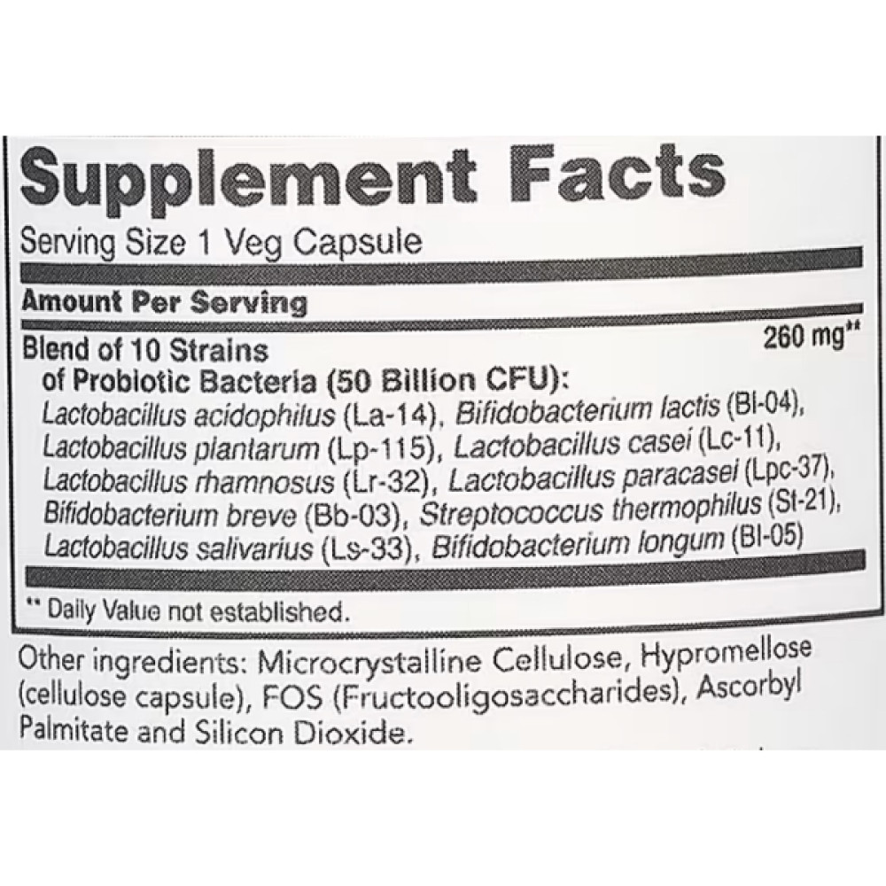 Пробіотик Protocol for Life Balance ProtoDophilus, 50 Billion 50 Veg Caps