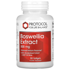 Екстракт босвеллії Protocol for Life Balance Boswellia Extract 500 mg 90 Softgels