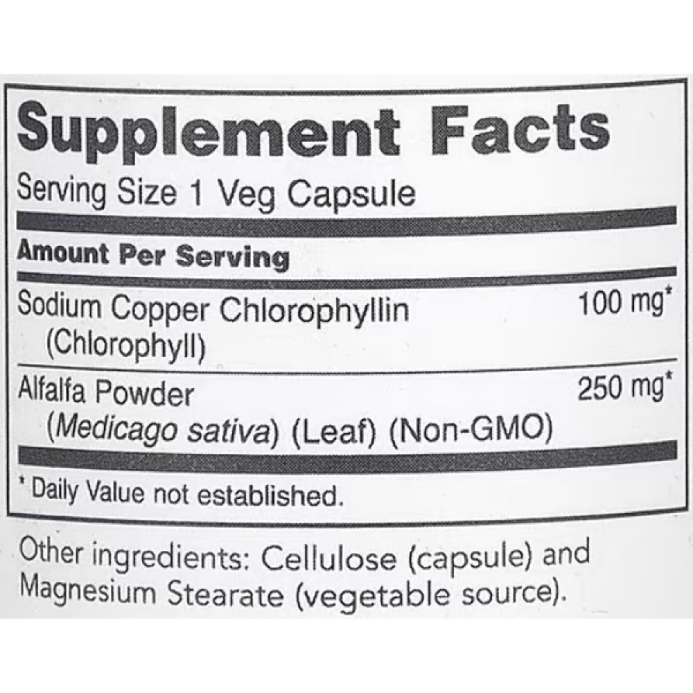Комплекс для травлення Protocol for Life Balance Chlorophyll Extra Strength 100 mg 90 Veg Caps