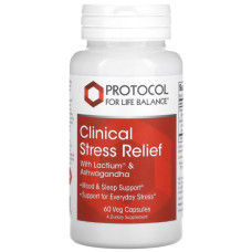 Комплекс для профілактики нервової системи Protocol for Life Balance Clinical Stress Relief 60 Veg Caps Комплекс для профілактики нервової системи Protocol for Life Balance Clinical Stress Relief 60 Veg Caps