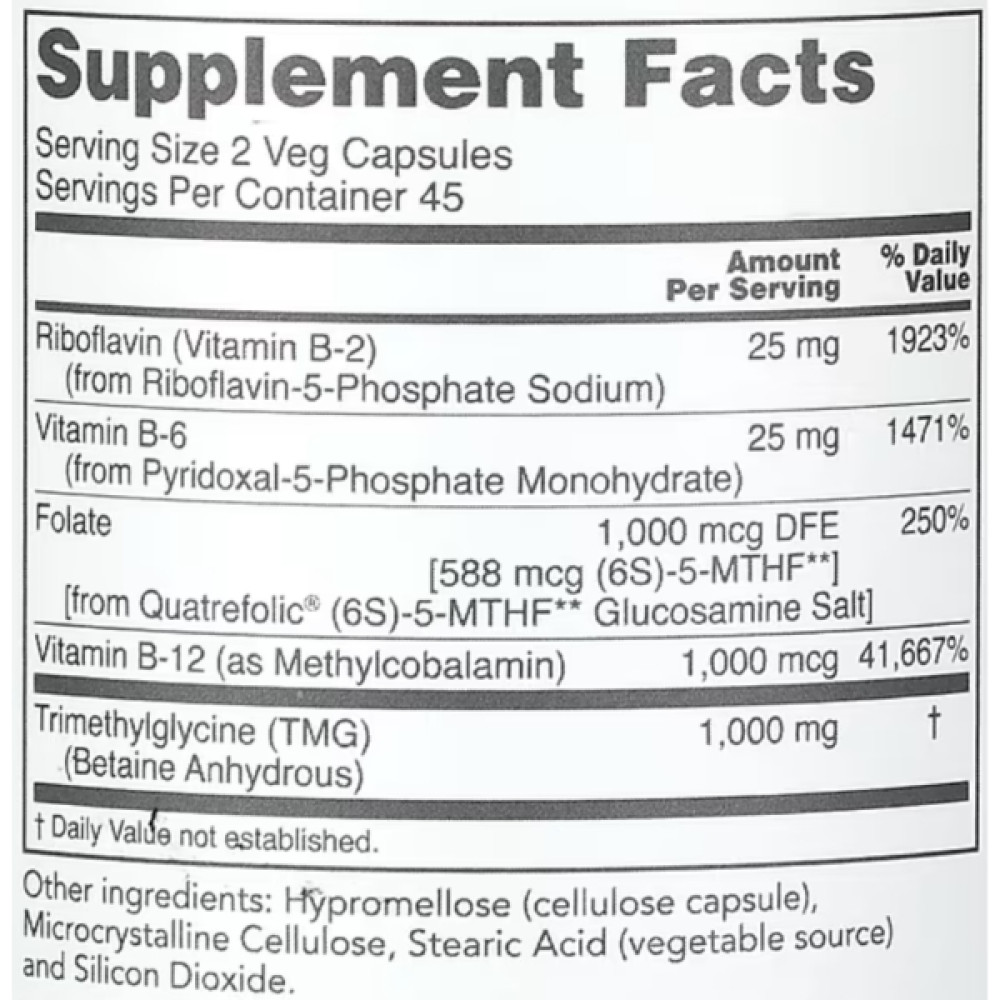 В комплекс Protocol for Life Balance Methyl-Action 90 Veg Caps