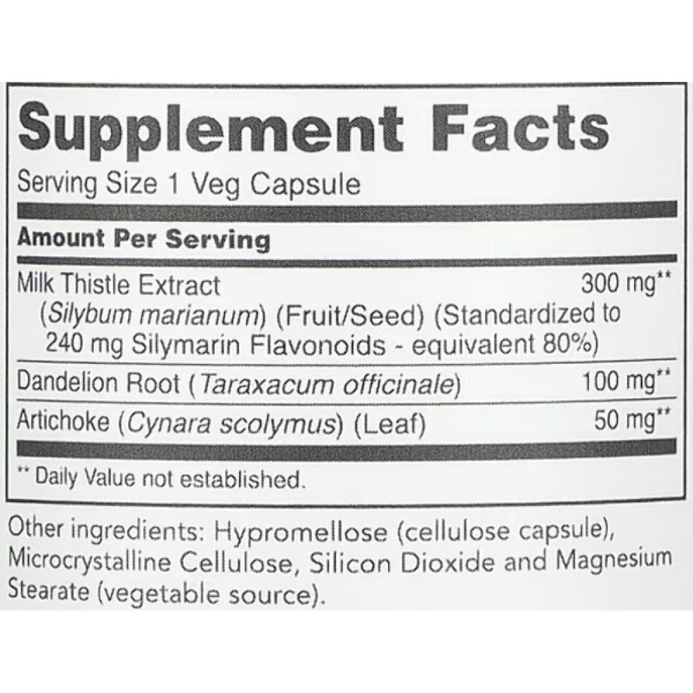 Розторопша Protocol for Life Balance Milk Thistle 300 mg 90 Veg Caps