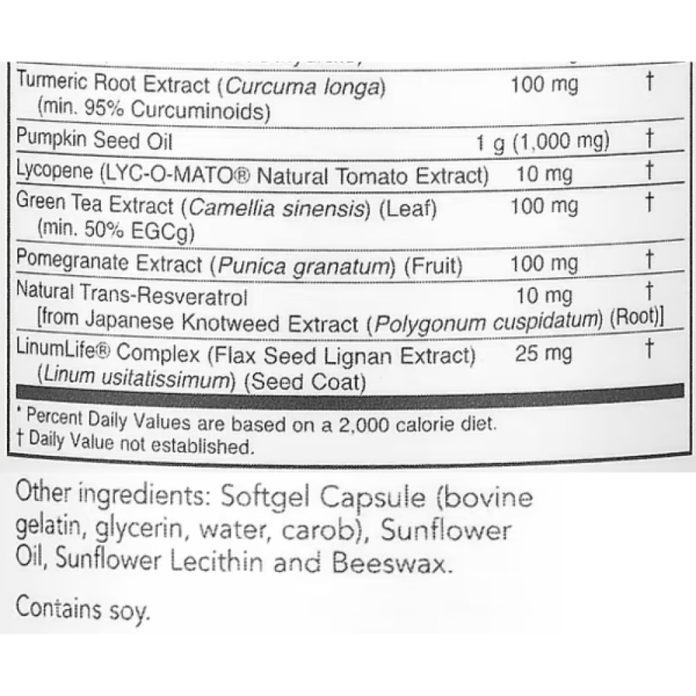 Комплекс для здоров'я передміхурової залози Protocol for Life Balance Prostate-B 90 Softgels