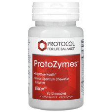Травні ферменти Protocol for Life Balance ProtoZymes 90 Chewables Травні ферменти Protocol for Life Balance ProtoZymes 90 Chewables