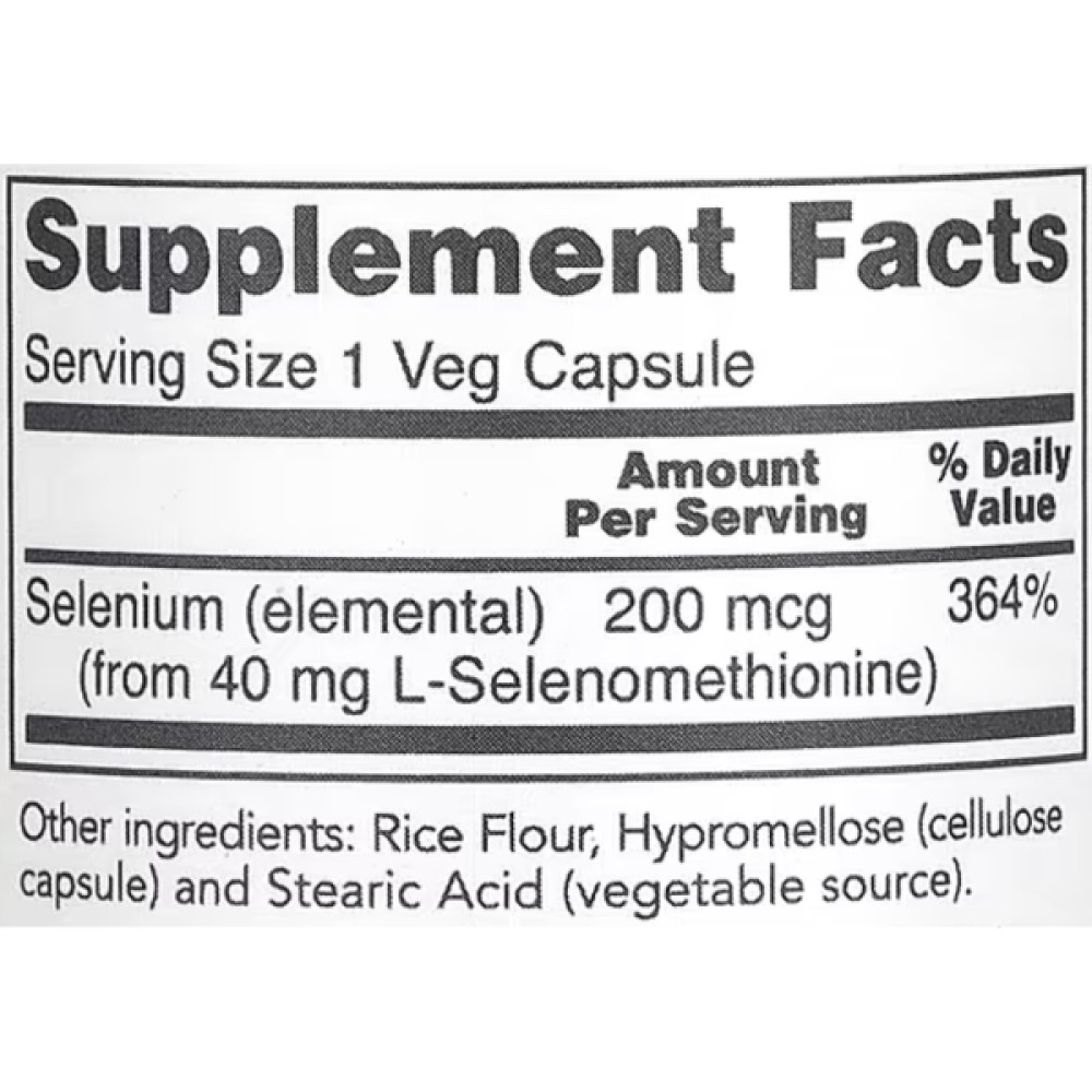 Селен Protocol for Life Balance Selenium 200 mcg 90 Veg Caps