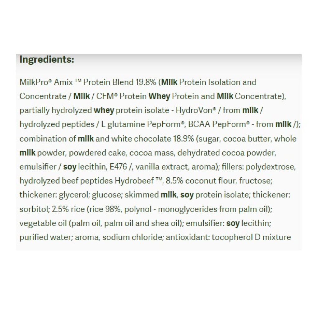 Протеїновий батончик Amix Nutrition Exclusive Protein Bar 85 g White Chocolate Coconut