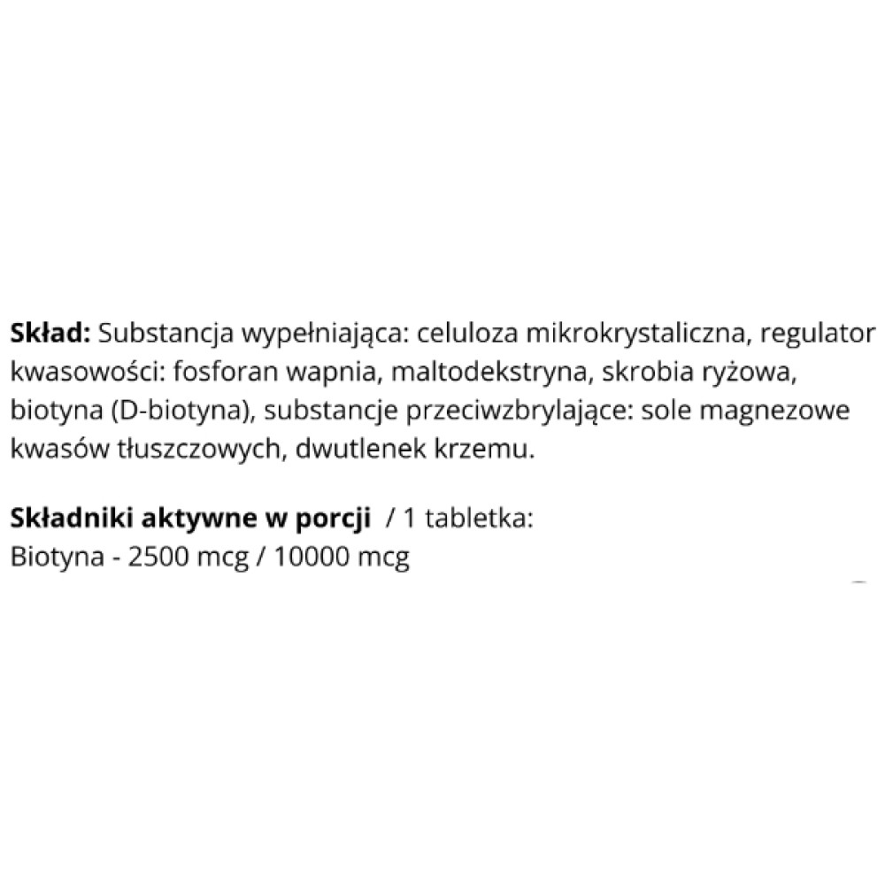 Вітамін B для спорту IronFlex Biotin 10000 mcg 100 Tabs