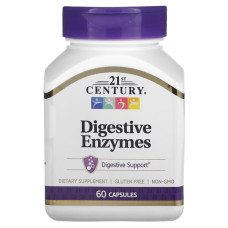 Травні ферменти 21st Century Digestive Enzymes 60 Caps